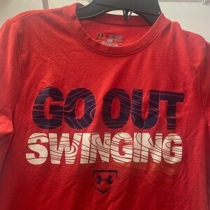 Under armour baseball tee